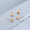 小星星×陶瓷×養耳棒×二套件耳環組×黃色-第1張