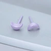 小月亮×陶瓷×養耳棒×二套件耳環組×紫色-第3張