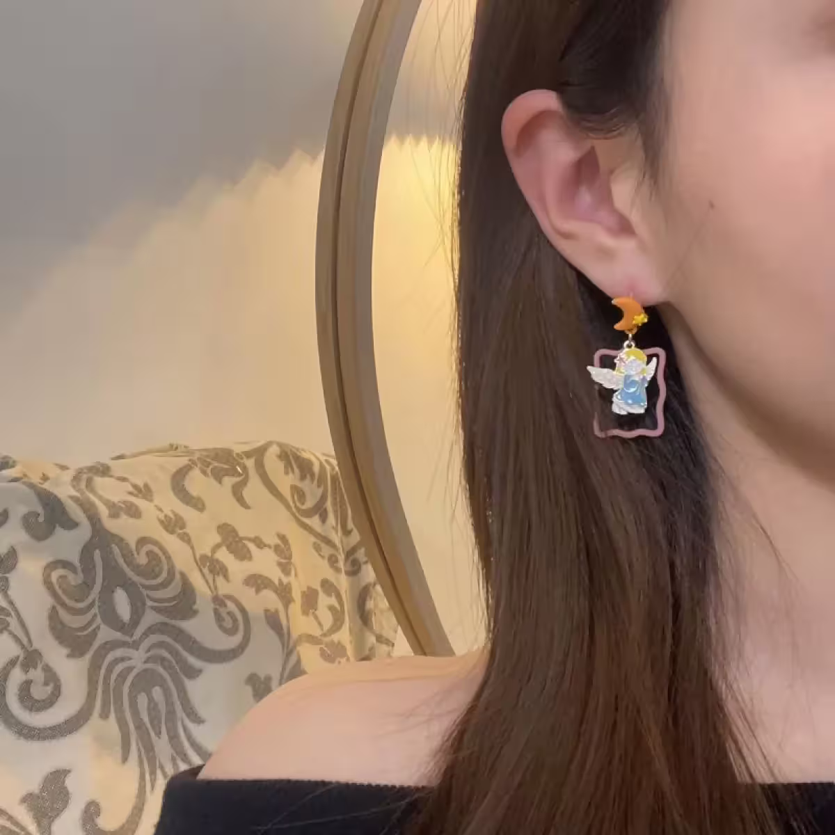 守護天使&times;不對稱三角耳夾-第5張