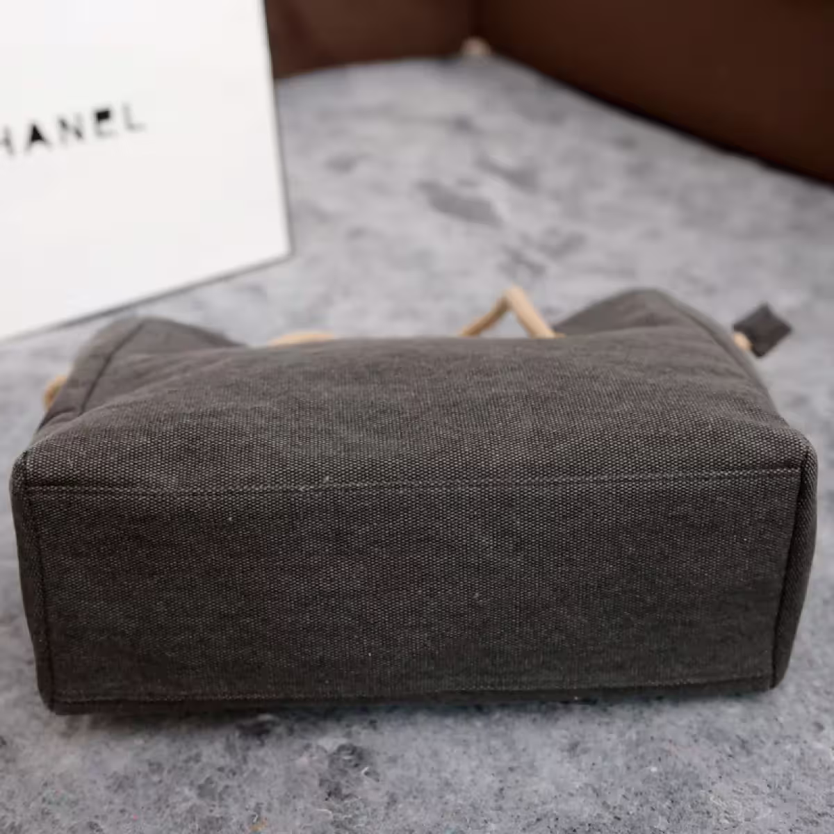 中性棉繩帆布&times;手提袋&times;黑色-第2張