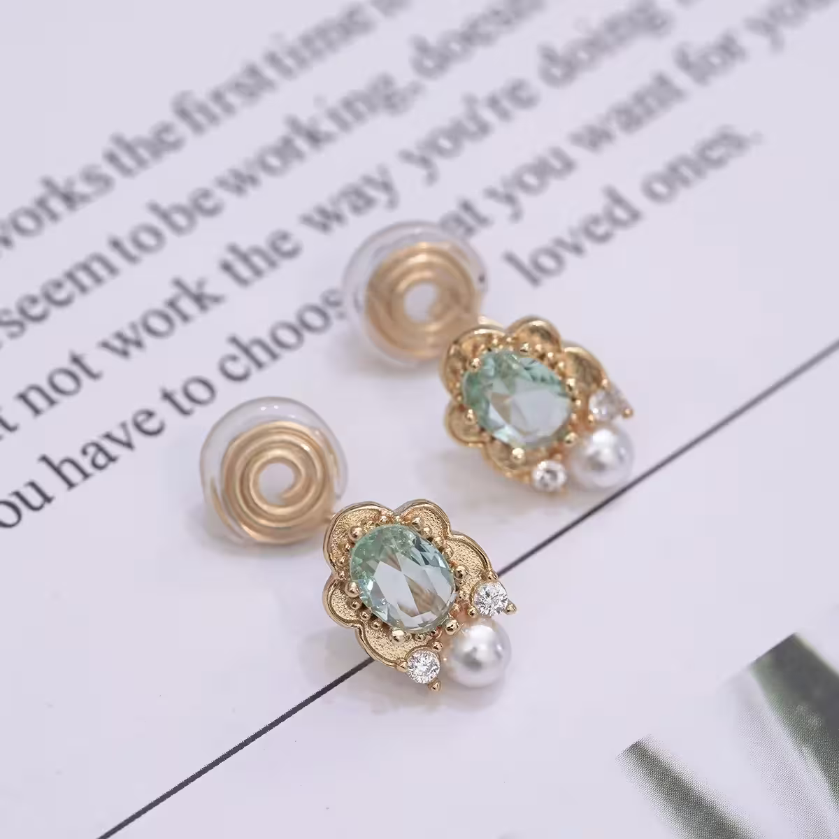 魔鏡魔鏡&times;蚊香盤U型耳夾-第4張