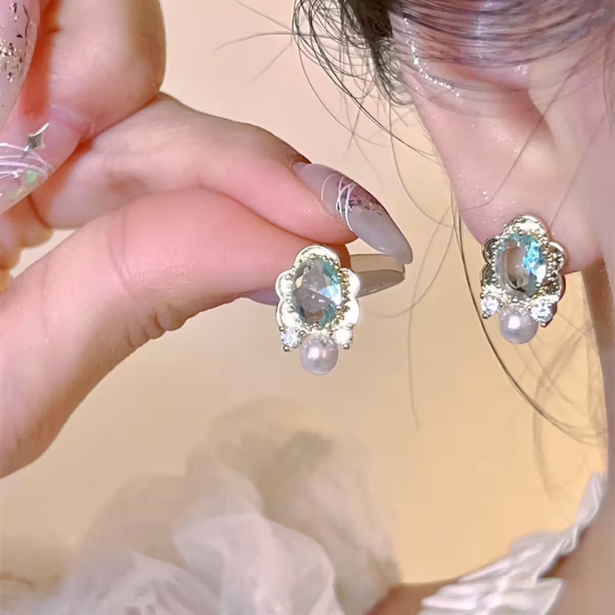 魔鏡魔鏡&times;蚊香盤U型耳夾-第6張