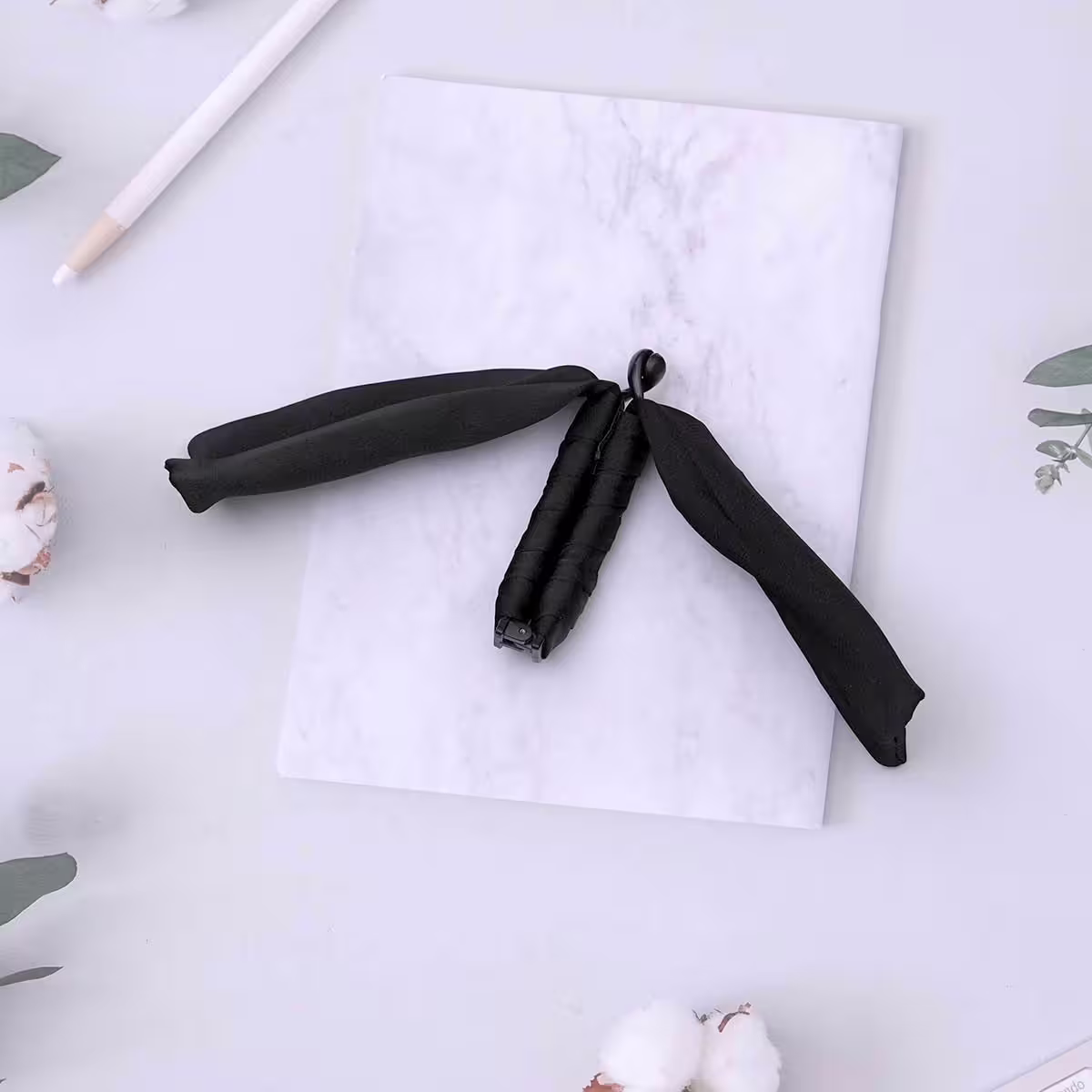  兔耳緞布×香蕉夾×共三色-第4張