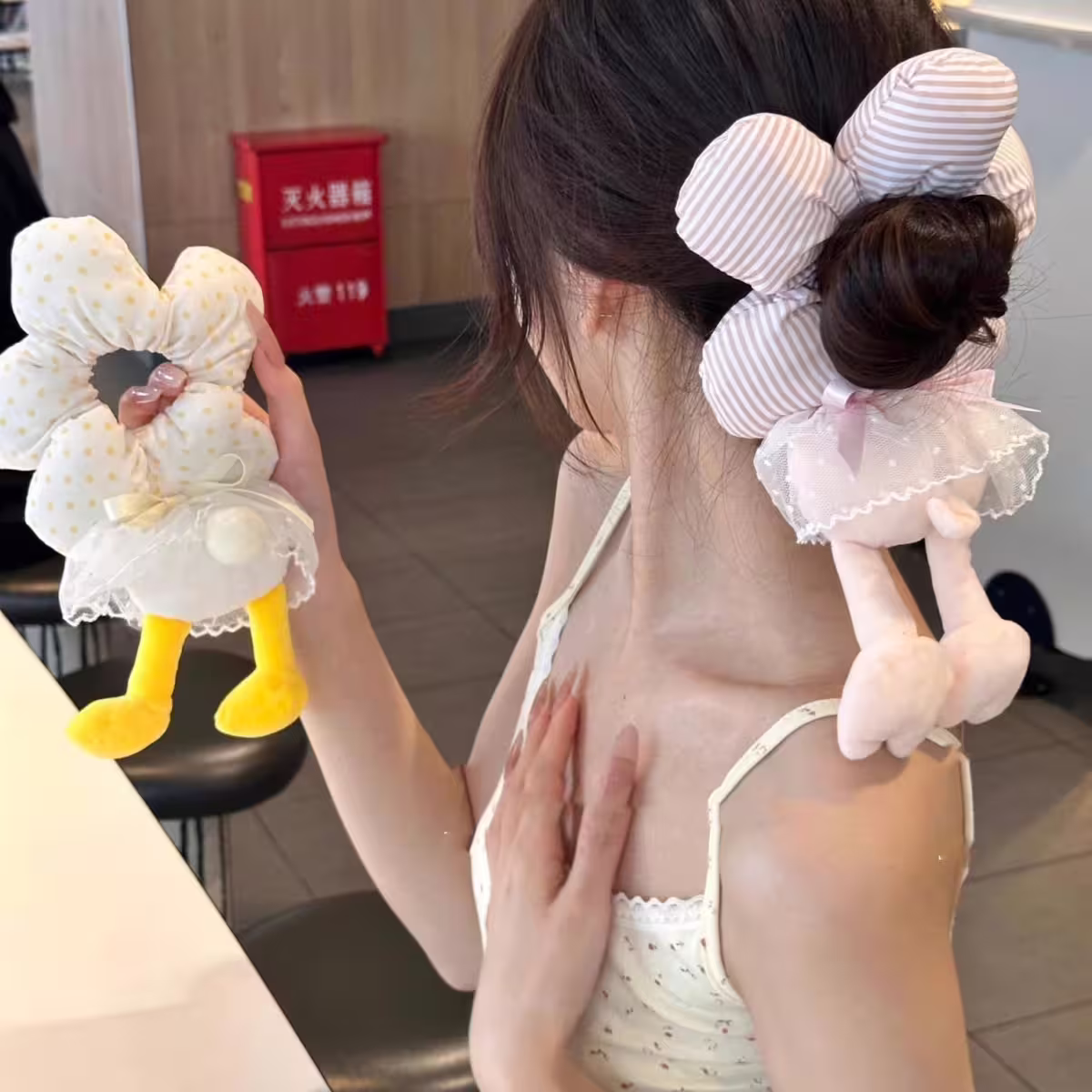 花朵屁屁×大腸圈髮束×共四色-第6張