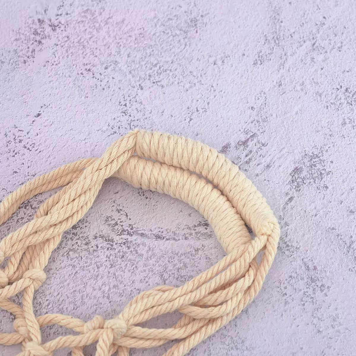 素色鏤空網編×飲料水瓶提袋×黃色-第4張