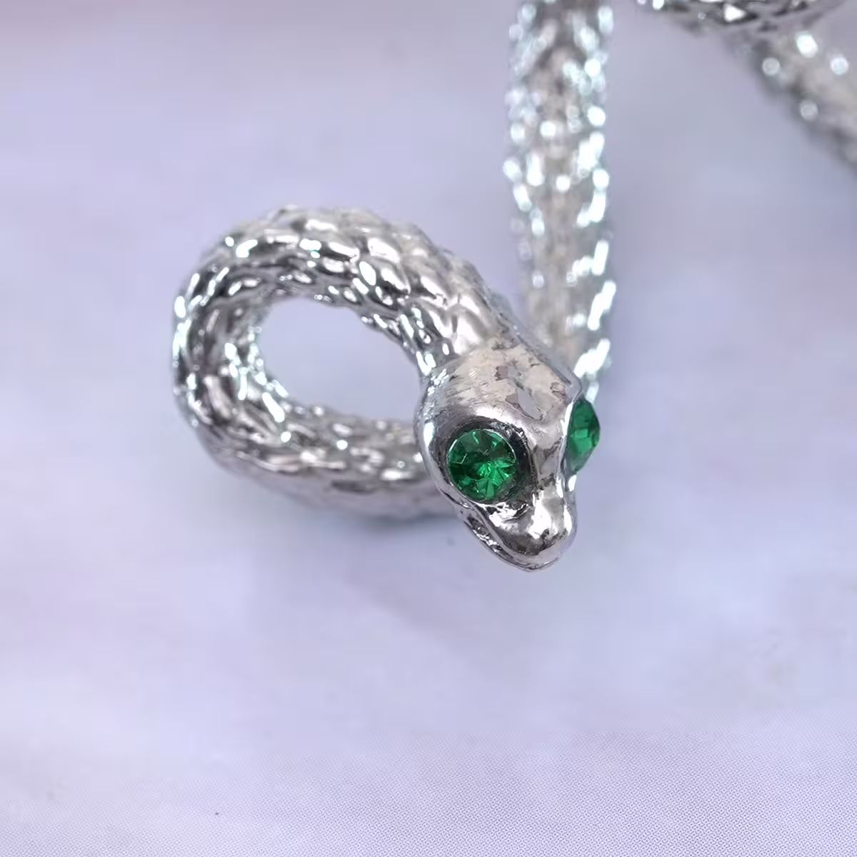 綠眼纏繞小蛇×右耳單邊耳掛-第3張