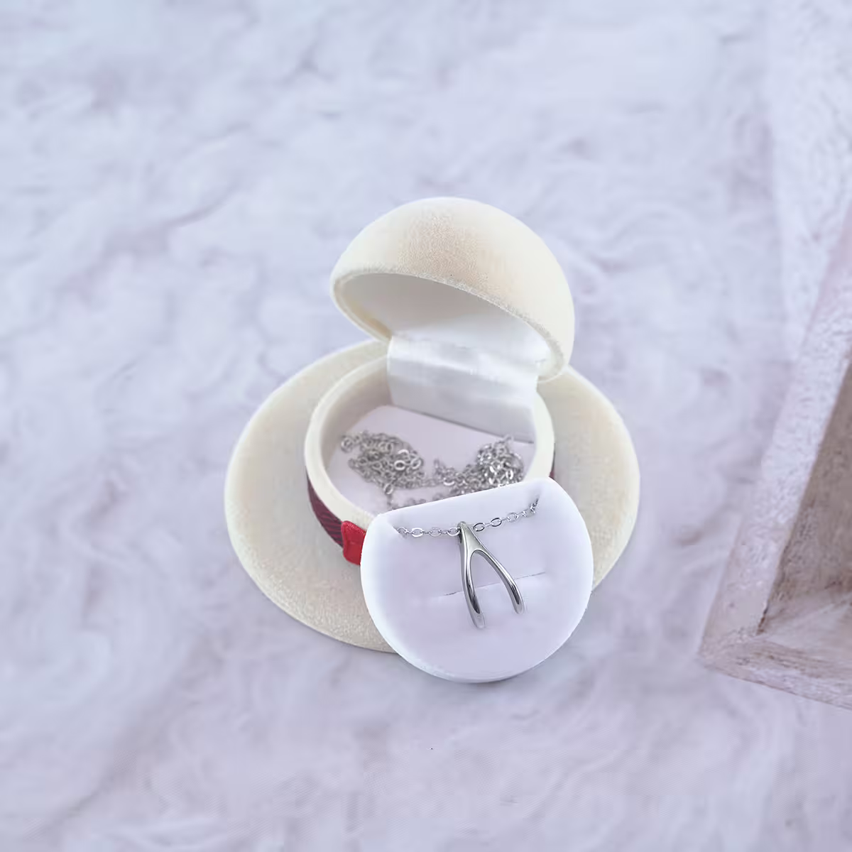 淑女帽×適用戒指/項鍊/手鍊×絨布盒-第3張