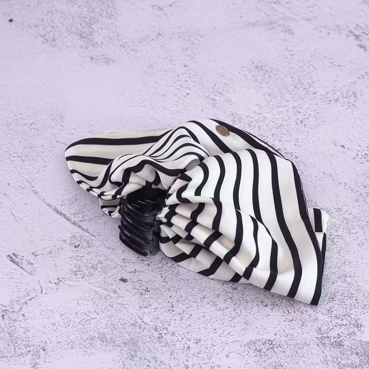 黑白條紋布藝×小抓夾×共二色-第4張