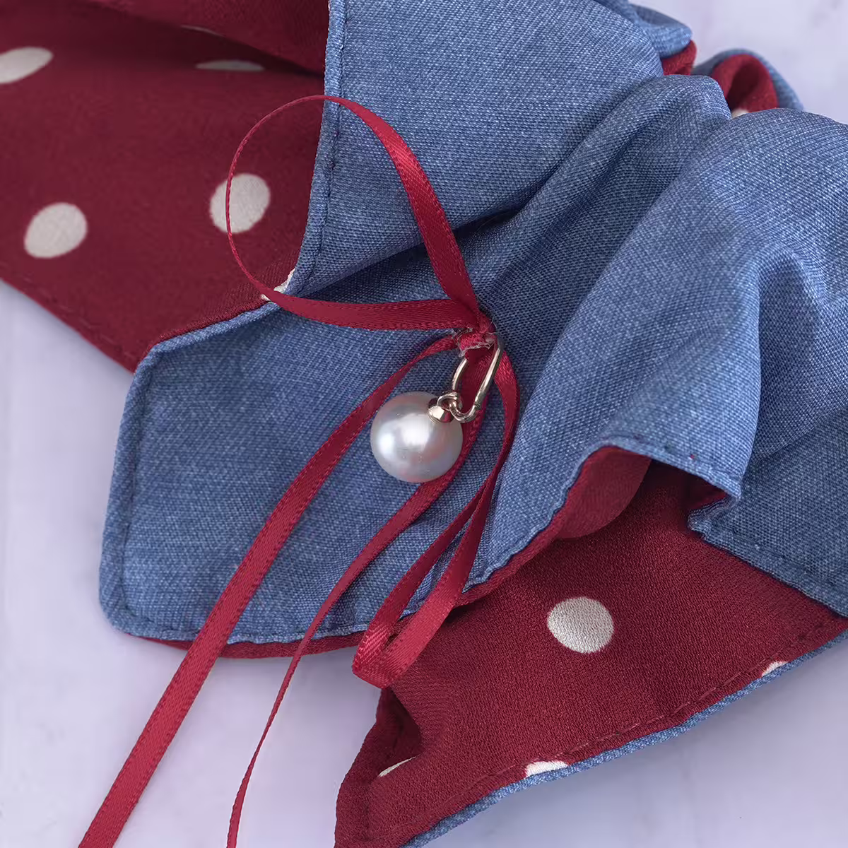 紅藍撞色波點點×髮束-第4張