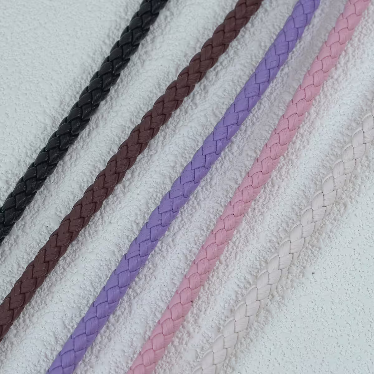 皮革編織×長度可調×手機斜背雙勾掛繩×棕咖-第2張