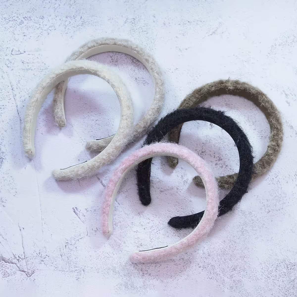 小羔毛素面×髮箍×共五色-第1張