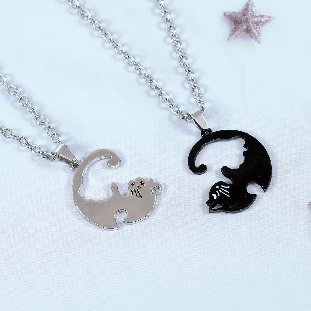 316鋼飾×抱團取暖×閨蜜情侶項鍊組-第5張