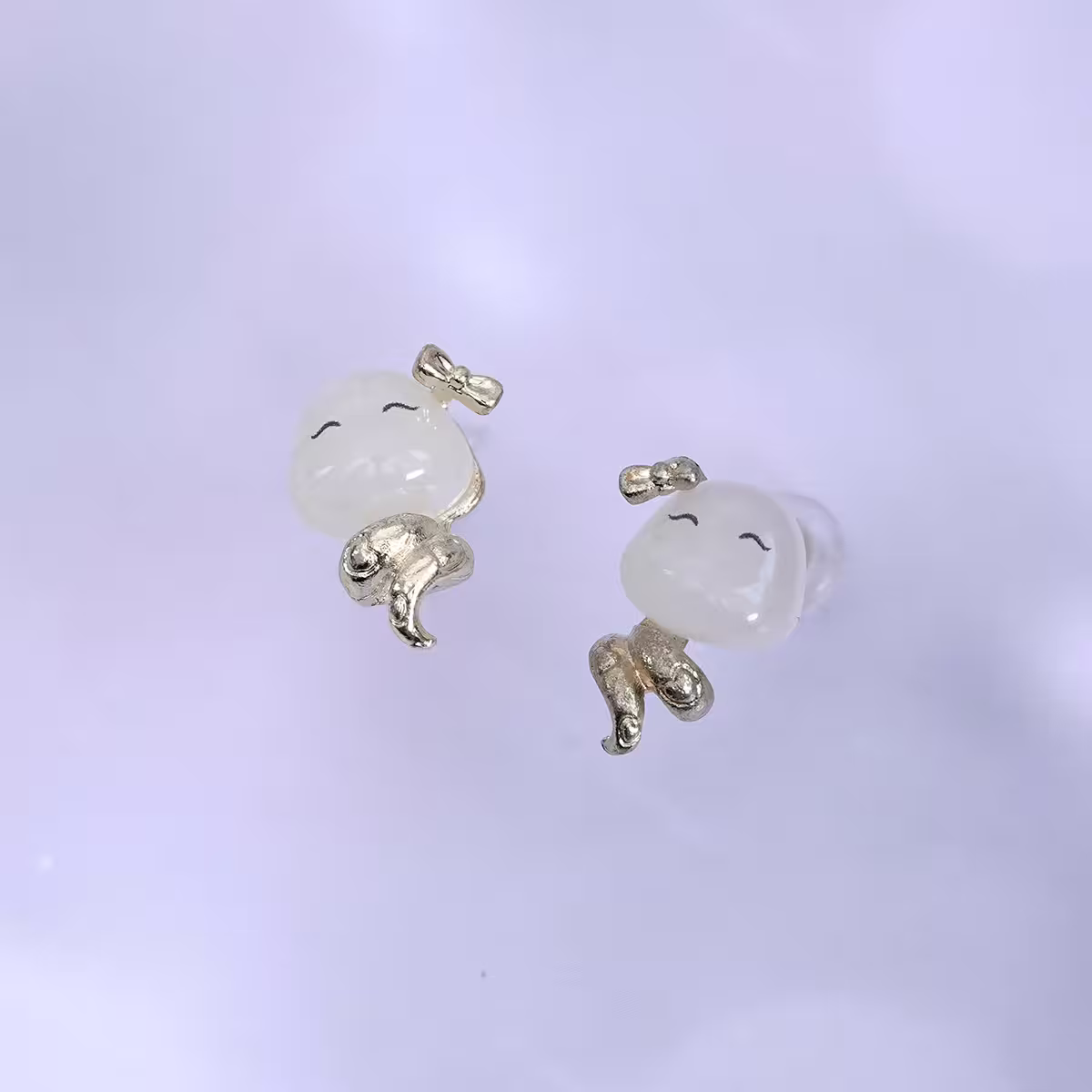 蛇寶寶×耳環-第1張