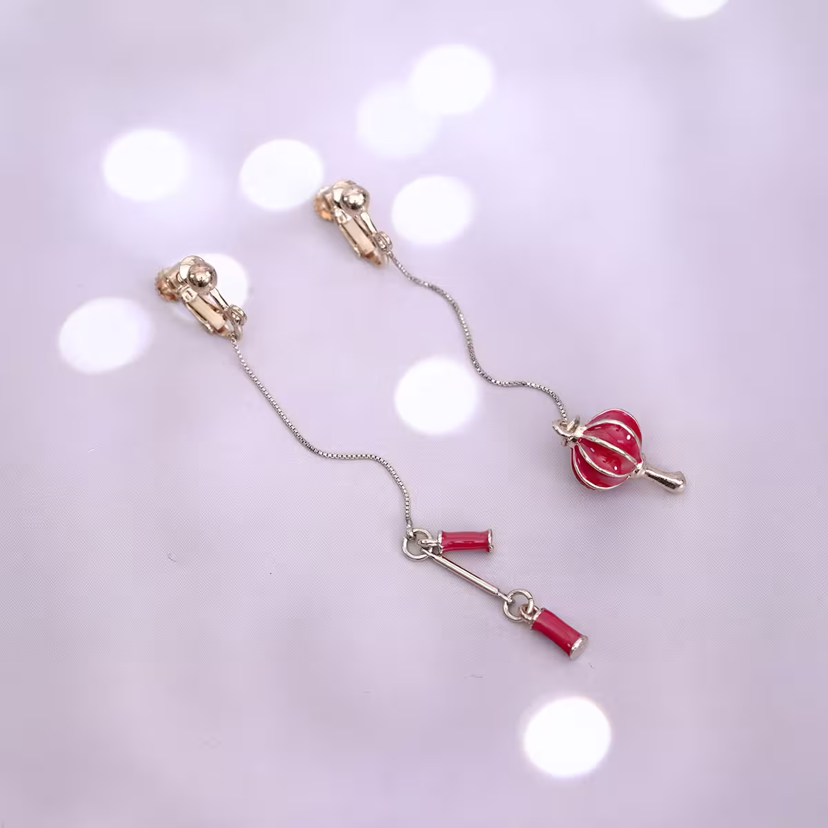 燈籠炮竹&times;螺旋耳夾-第1張