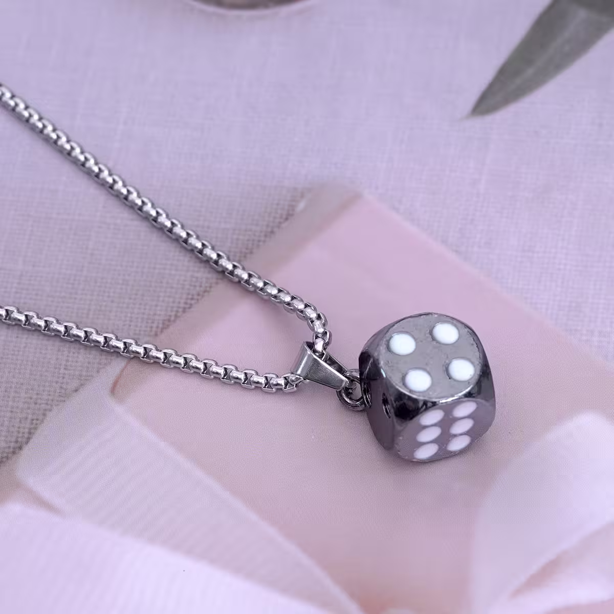 黑色金屬骰子×長項鍊-第4張