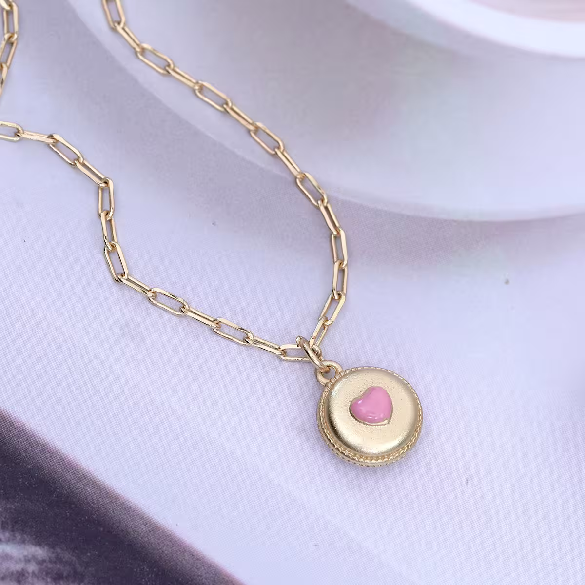 蜜粉小愛心×鎖骨項鍊-第3張