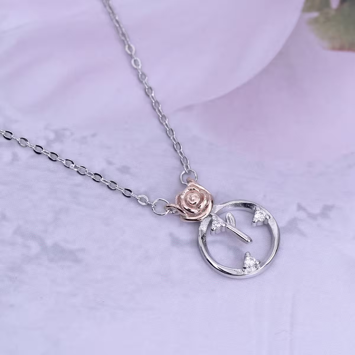 星球玫瑰&times;鎖骨項鍊-第1張