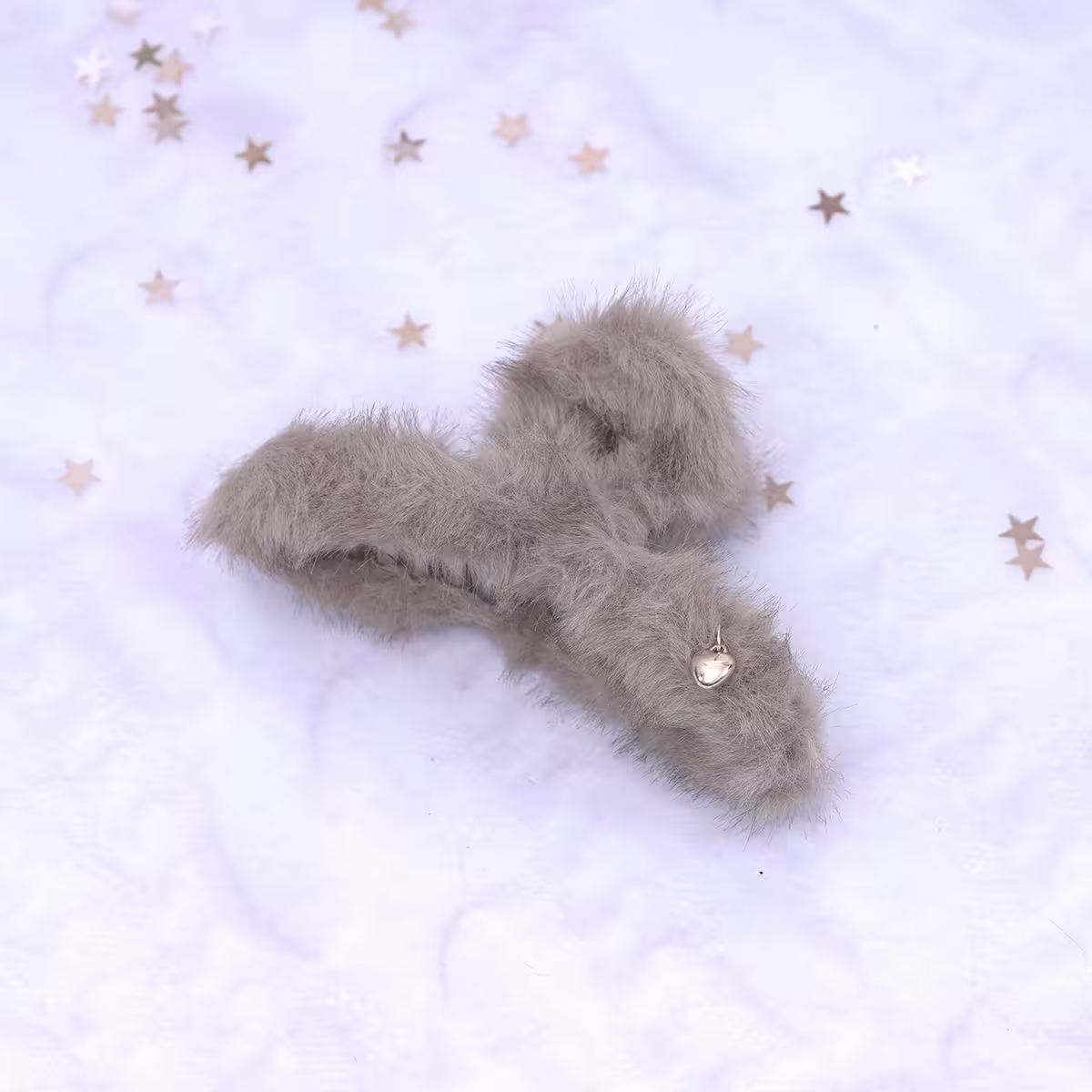 仿貂毛小金心×鯊魚夾×共四色-第5張