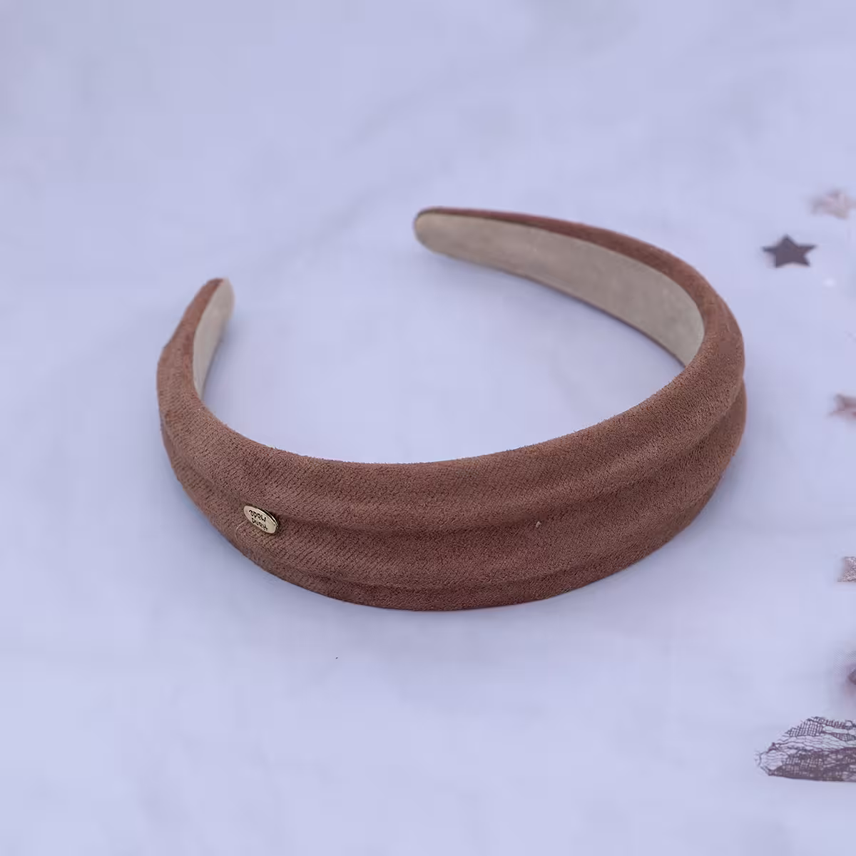 硬絨寬邊褶皺×髮箍×共五色-第4張