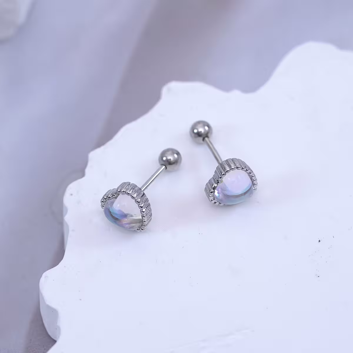 愛心月光×轉珠耳環-第3張