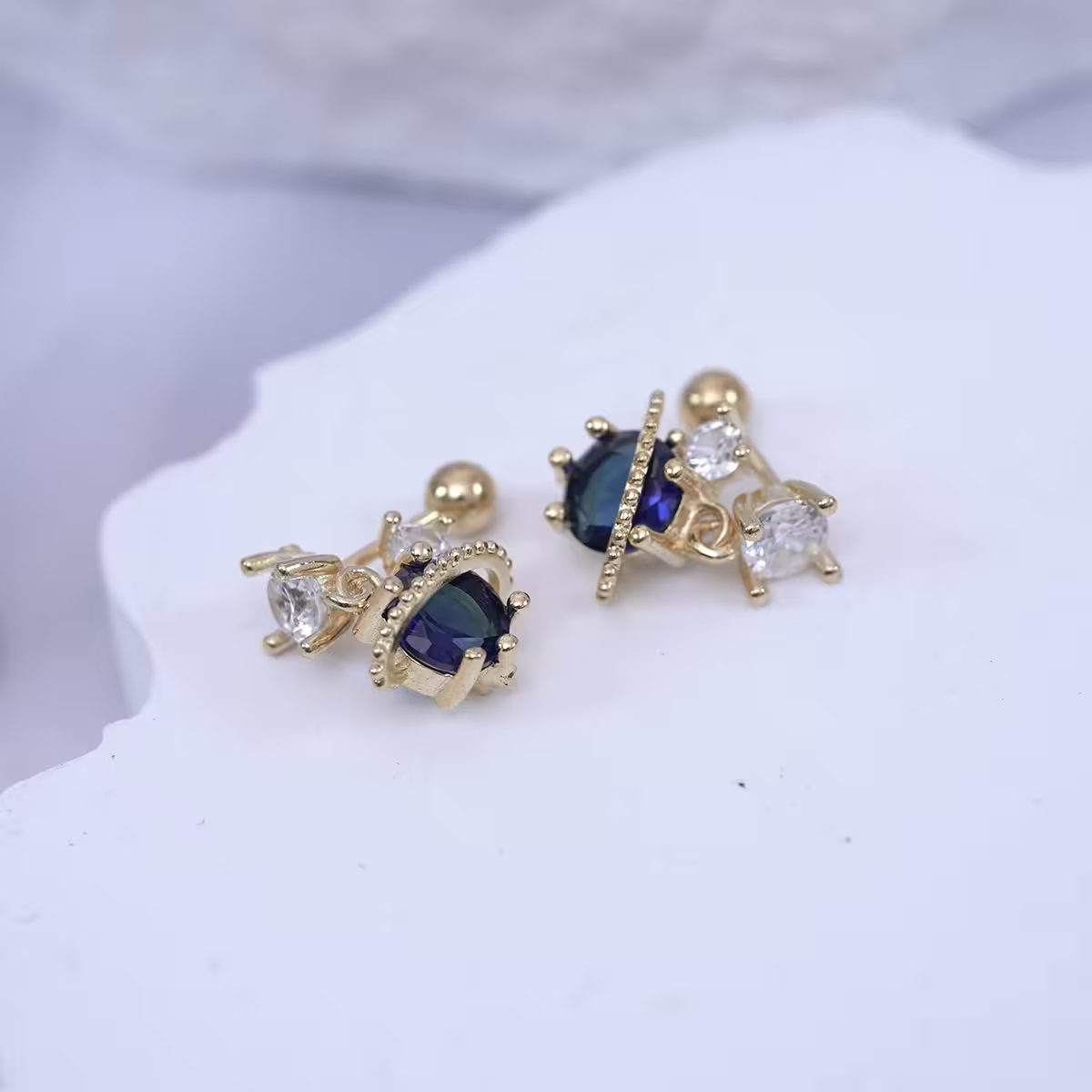 藍色星球×轉珠耳環-第3張