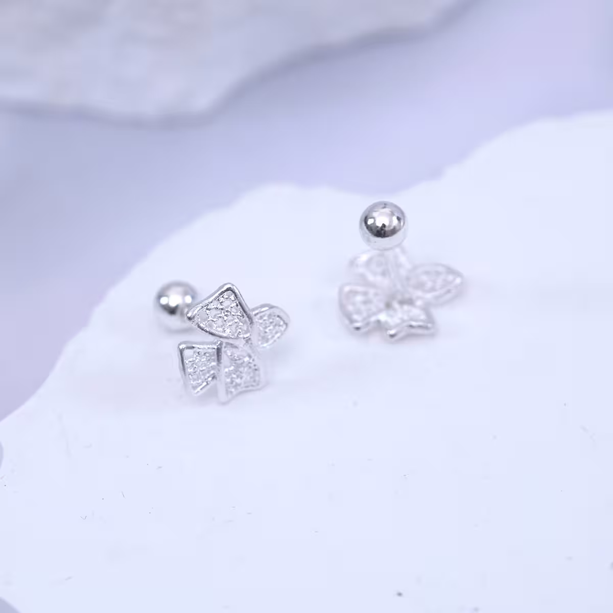 925耳針&times;十字緞帶&times;轉珠耳環-第2張