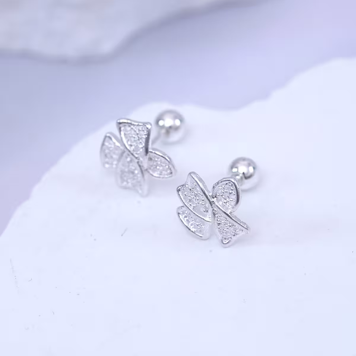 925耳針&times;十字緞帶&times;轉珠耳環-第4張