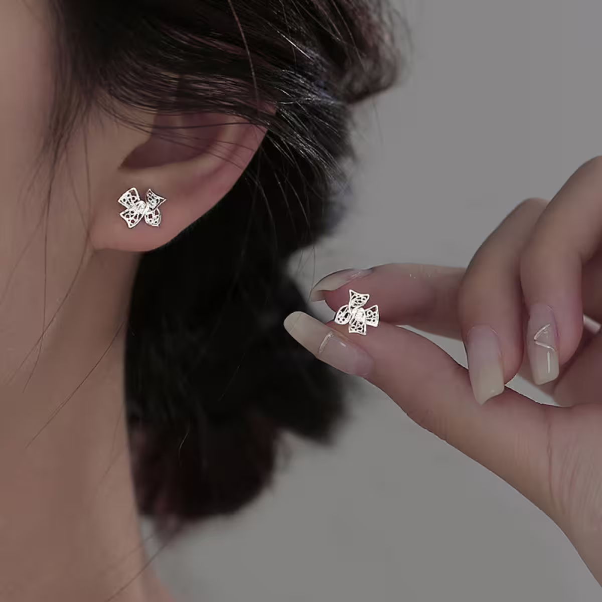 925耳針&times;十字緞帶&times;轉珠耳環-第6張