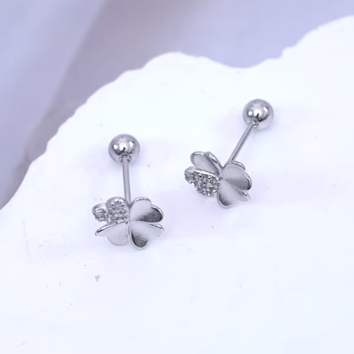 925耳針&times;幸運草&times;轉珠耳環-第2張