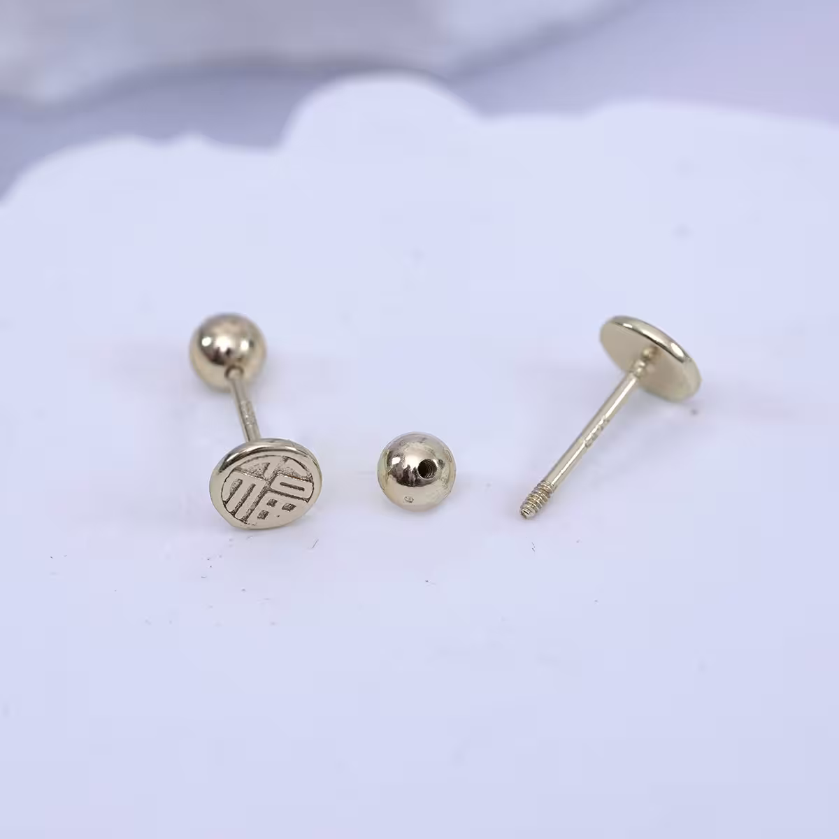 金字福字×轉珠耳環-第2張