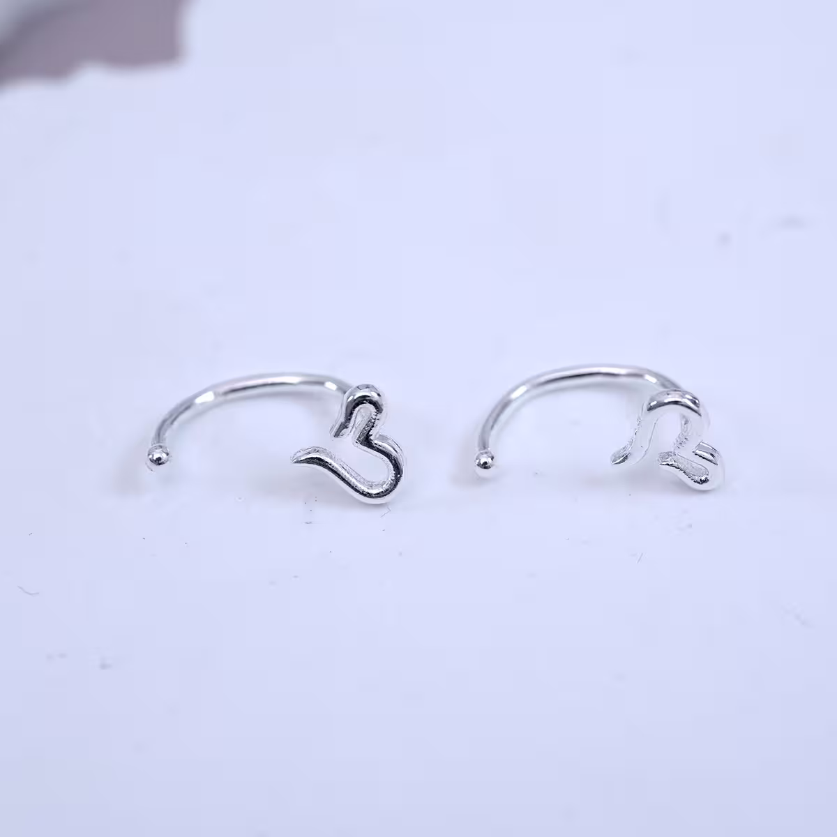 925銀針×養耳棒×線條愛心×耳勾-第3張