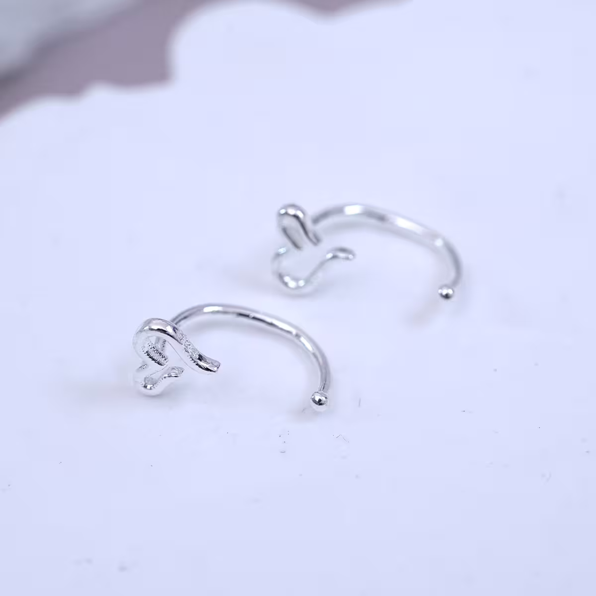 925銀針×養耳棒×線條愛心×耳勾-第4張