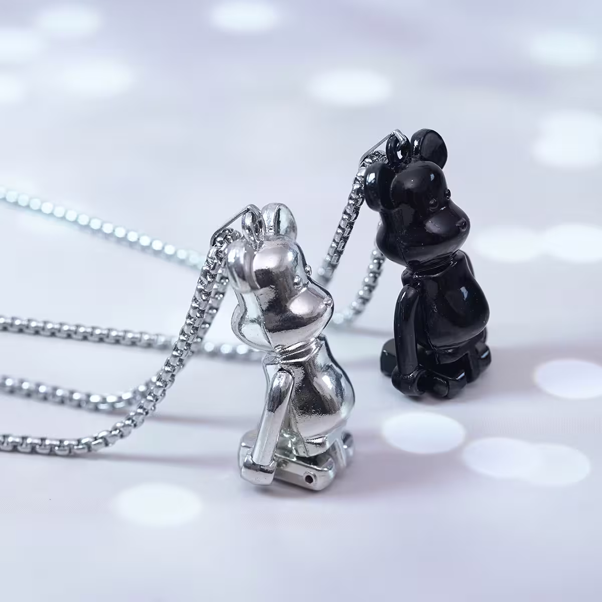 嘻哈單色潮熊&times;長鍊項&times;共二色-第2張