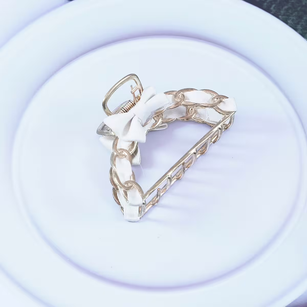 甜美蝴蝶結編織&times;小鯊魚夾&times;共三色-第4張