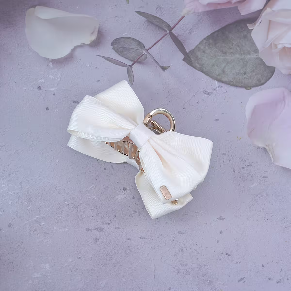 雙面緞帶蝴蝶結&times;鯊魚夾&times;共二色-第3張