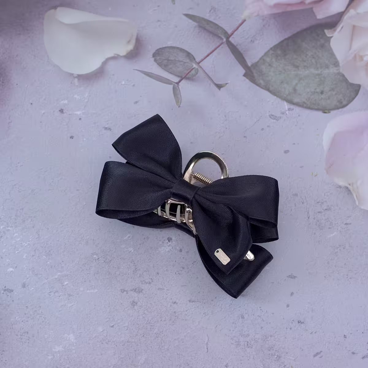 雙面緞帶蝴蝶結&times;鯊魚夾&times;共二色-第4張