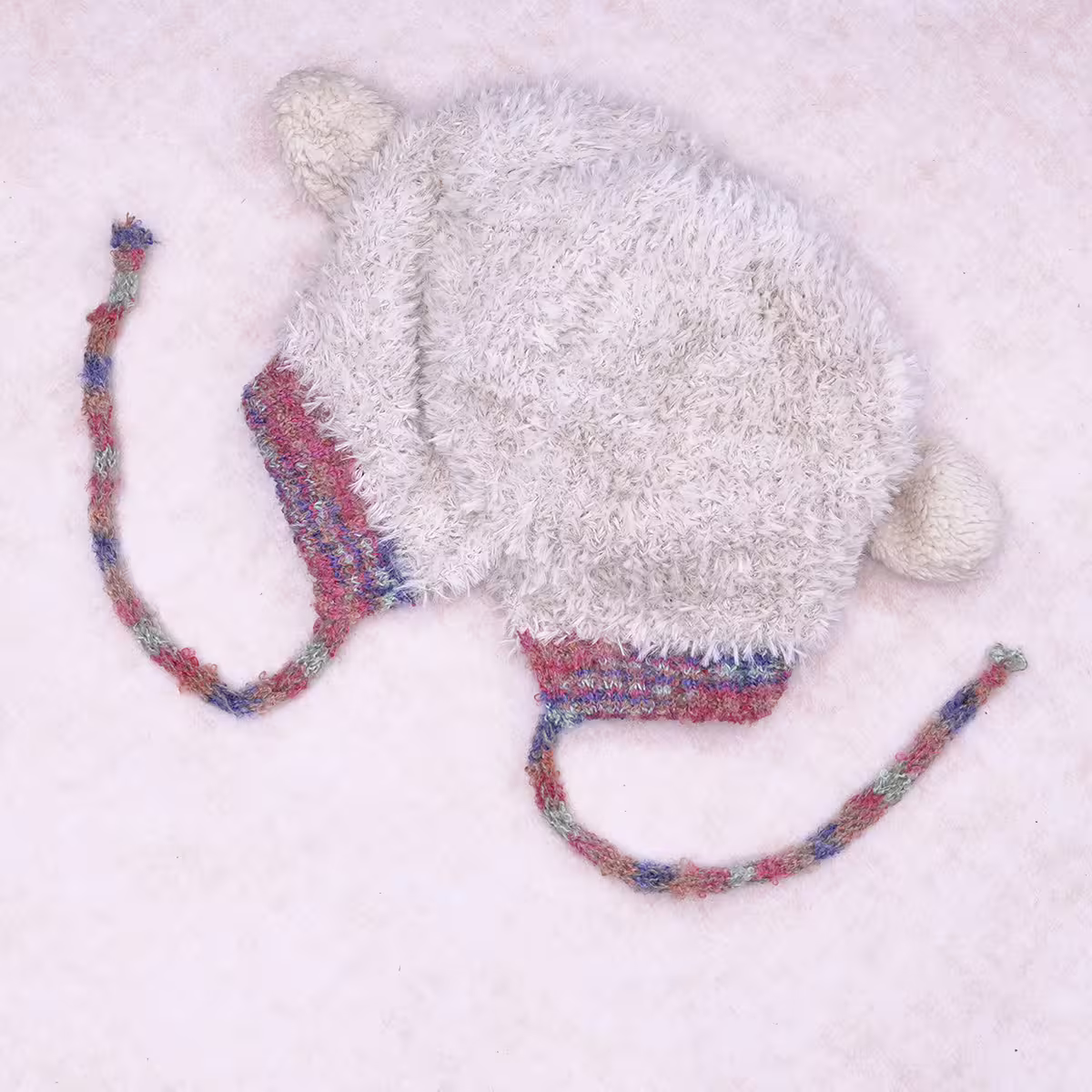 小羊角絨毛×毛帽×米色-第2張