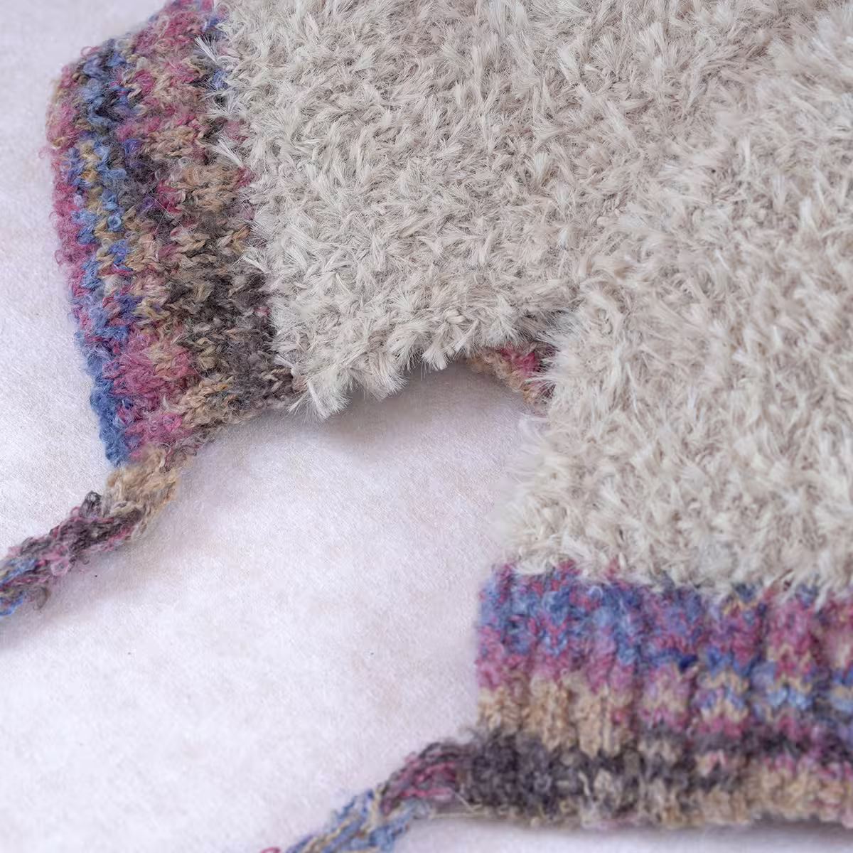 小羊角絨毛×毛帽×卡其-第4張