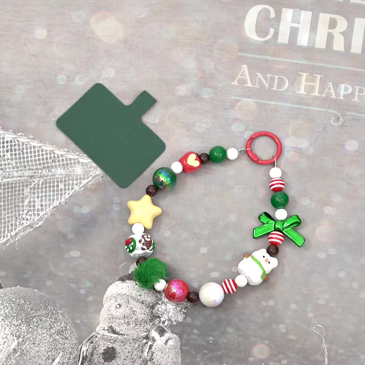 小白雪人&times;手機腕帶掛繩-第3張