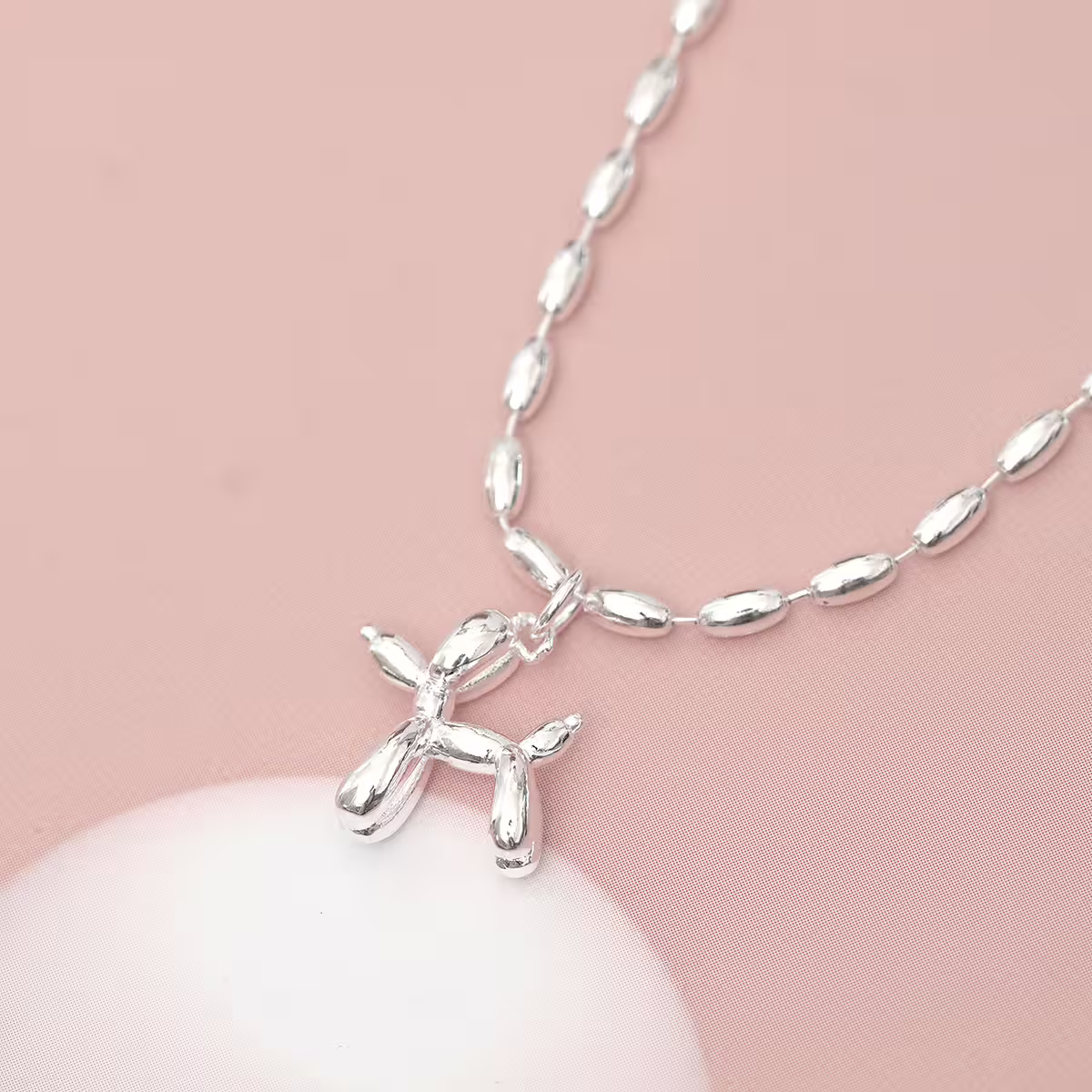 925銀飾&times;米粒氣球狗&times;鎖骨項鍊-第1張