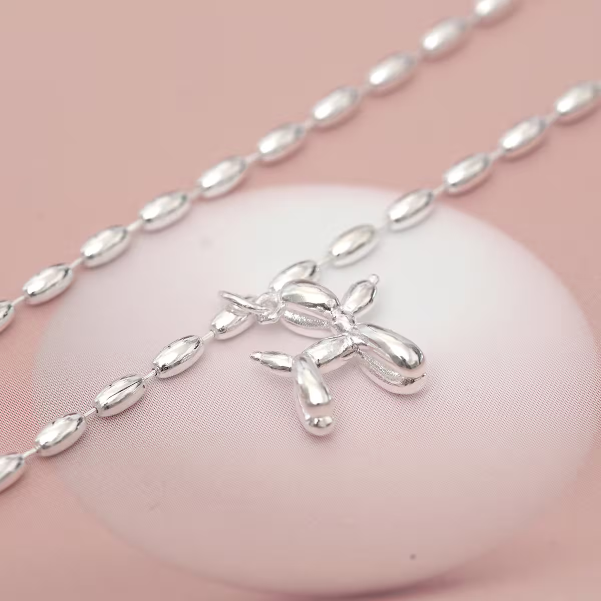 925銀飾&times;米粒氣球狗&times;鎖骨項鍊-第4張