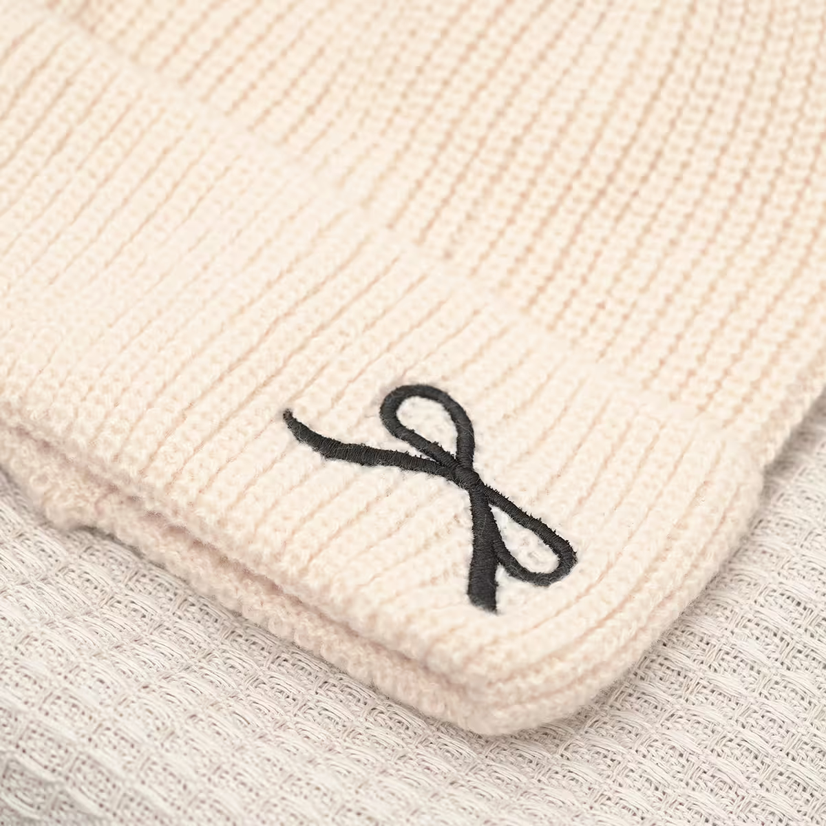 平頭俏貓耳蝴蝶結&times;毛帽&times;米白-第4張