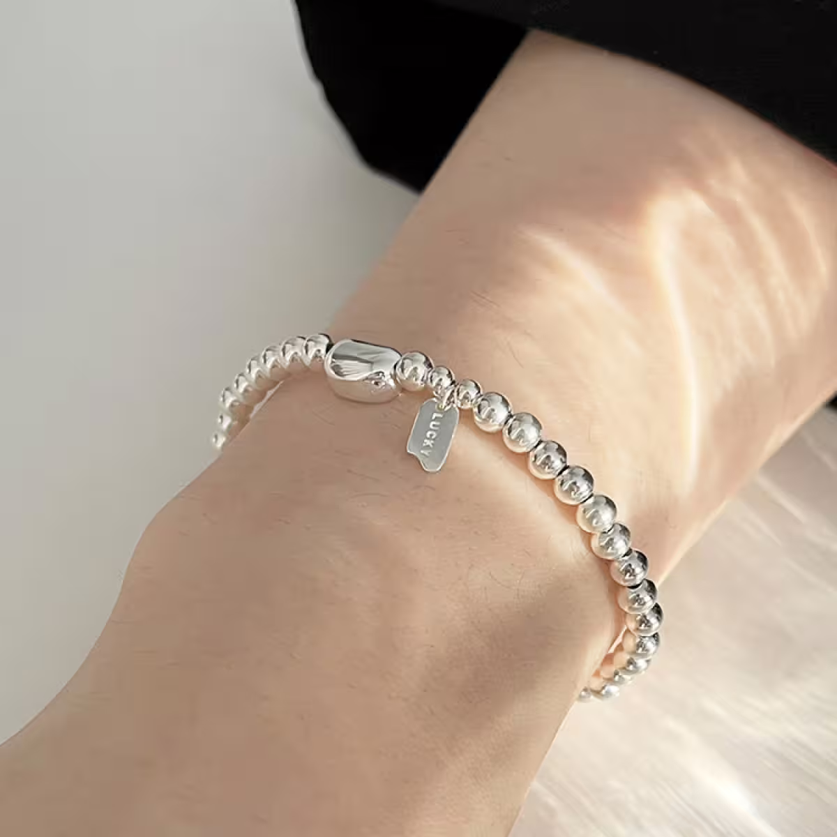 925銀飾&times;紅豆LUCKY&times;串珠手環-第6張