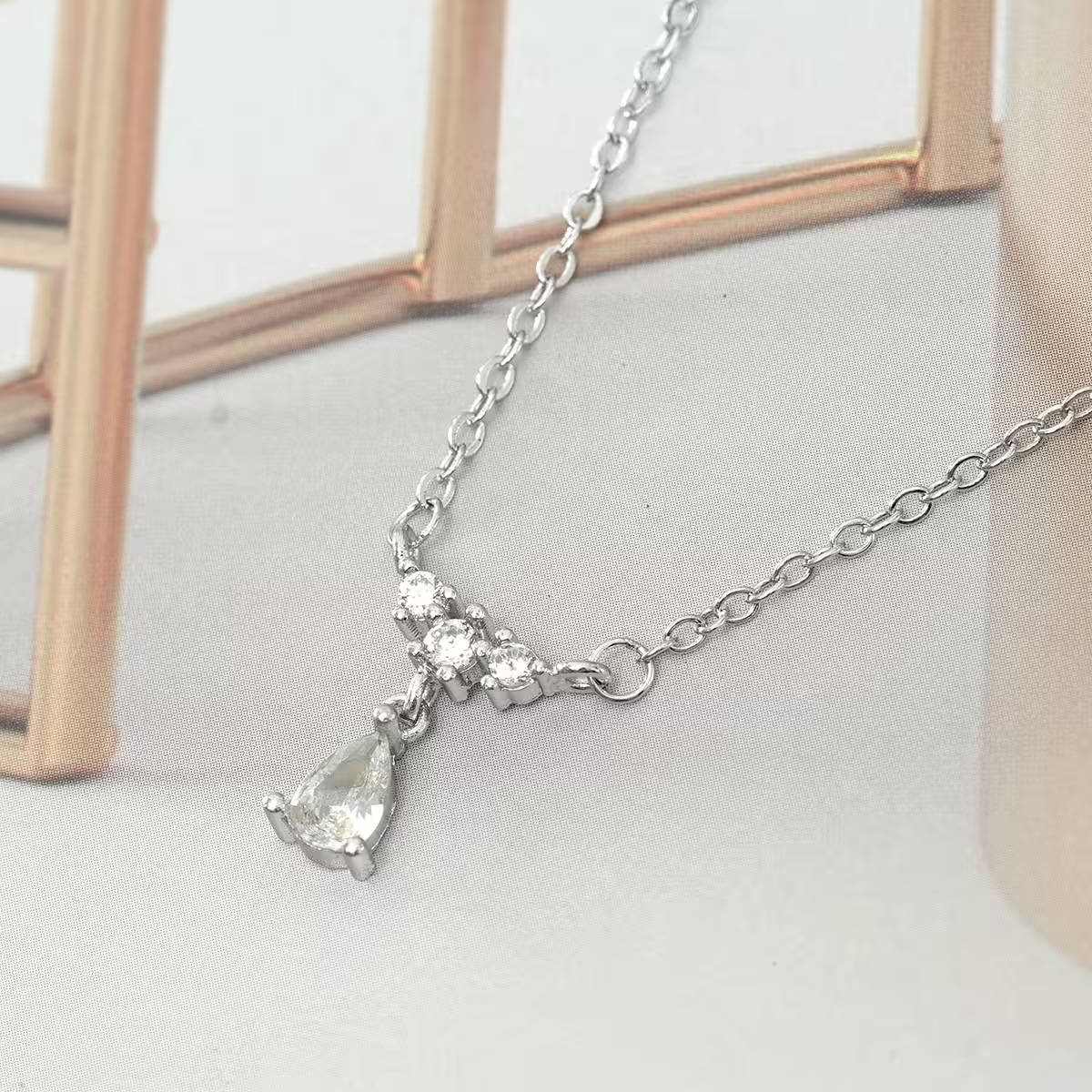 925銀飾&times;凝光之淚&times;鎖骨項鍊-第2張