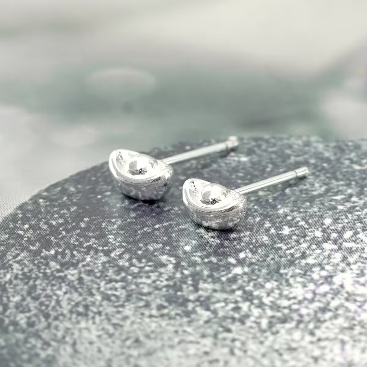 925銀針&times;銀元寶&times;耳環-第4張