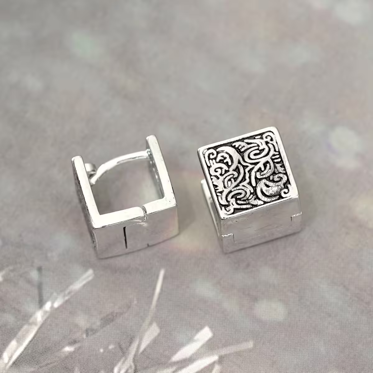 唐草紋方塊&times;耳扣-第2張