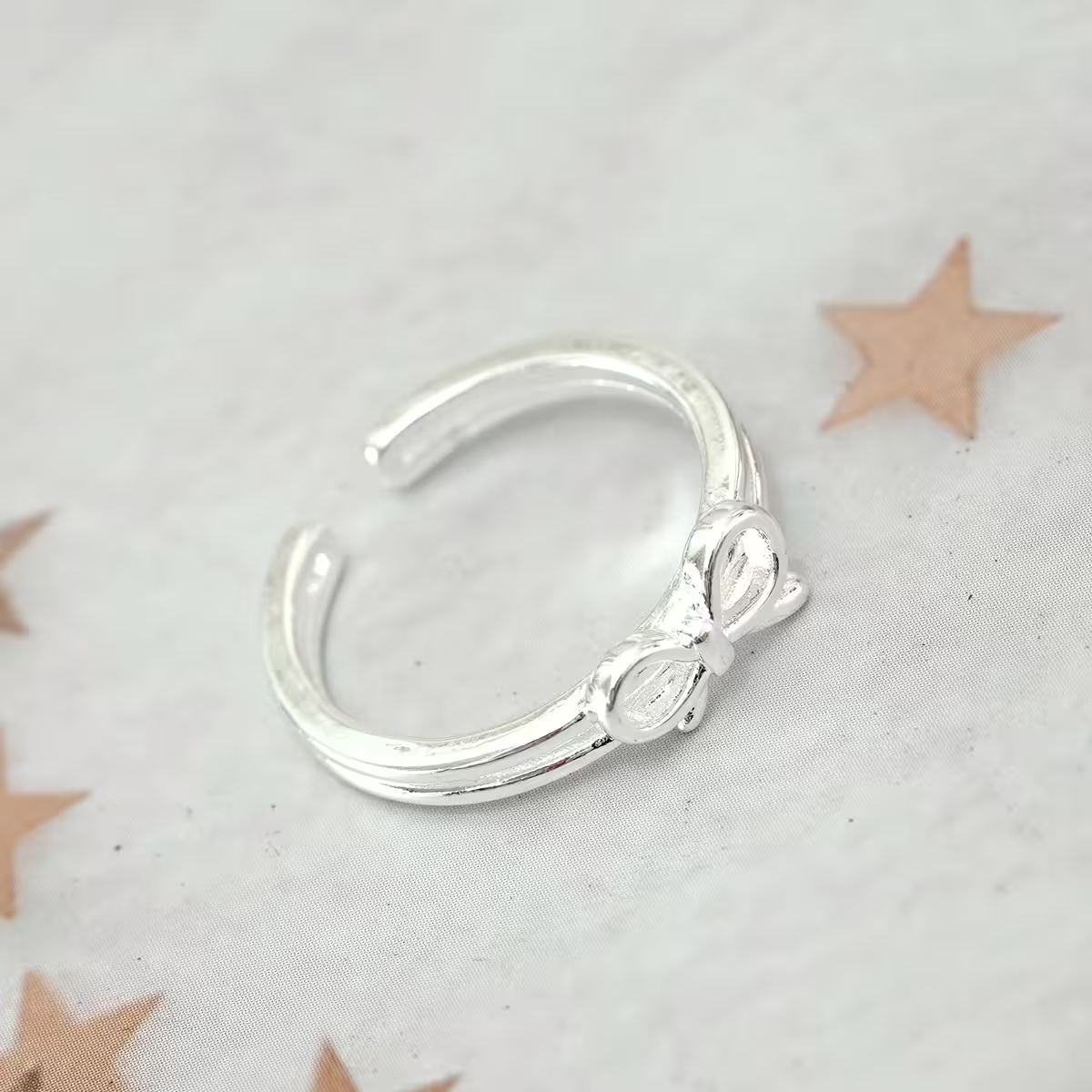 925銀飾&times;蝴蝶小結&times;開口戒指-第4張