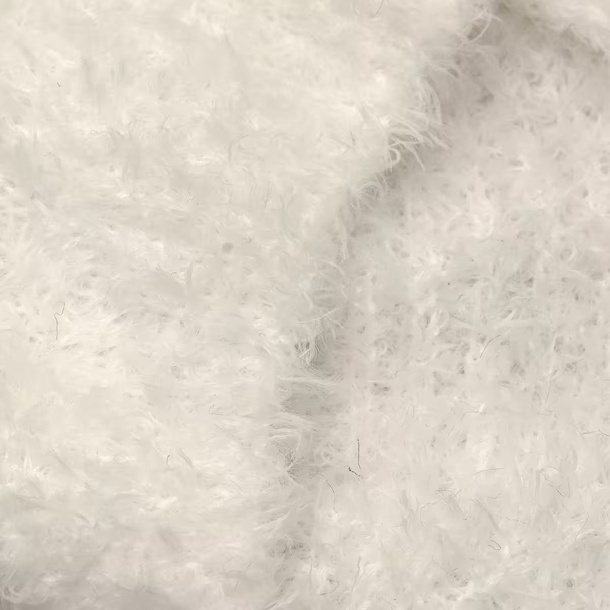 羔毛繫繩小耳朵&times;毛帽&times;白色-第5張