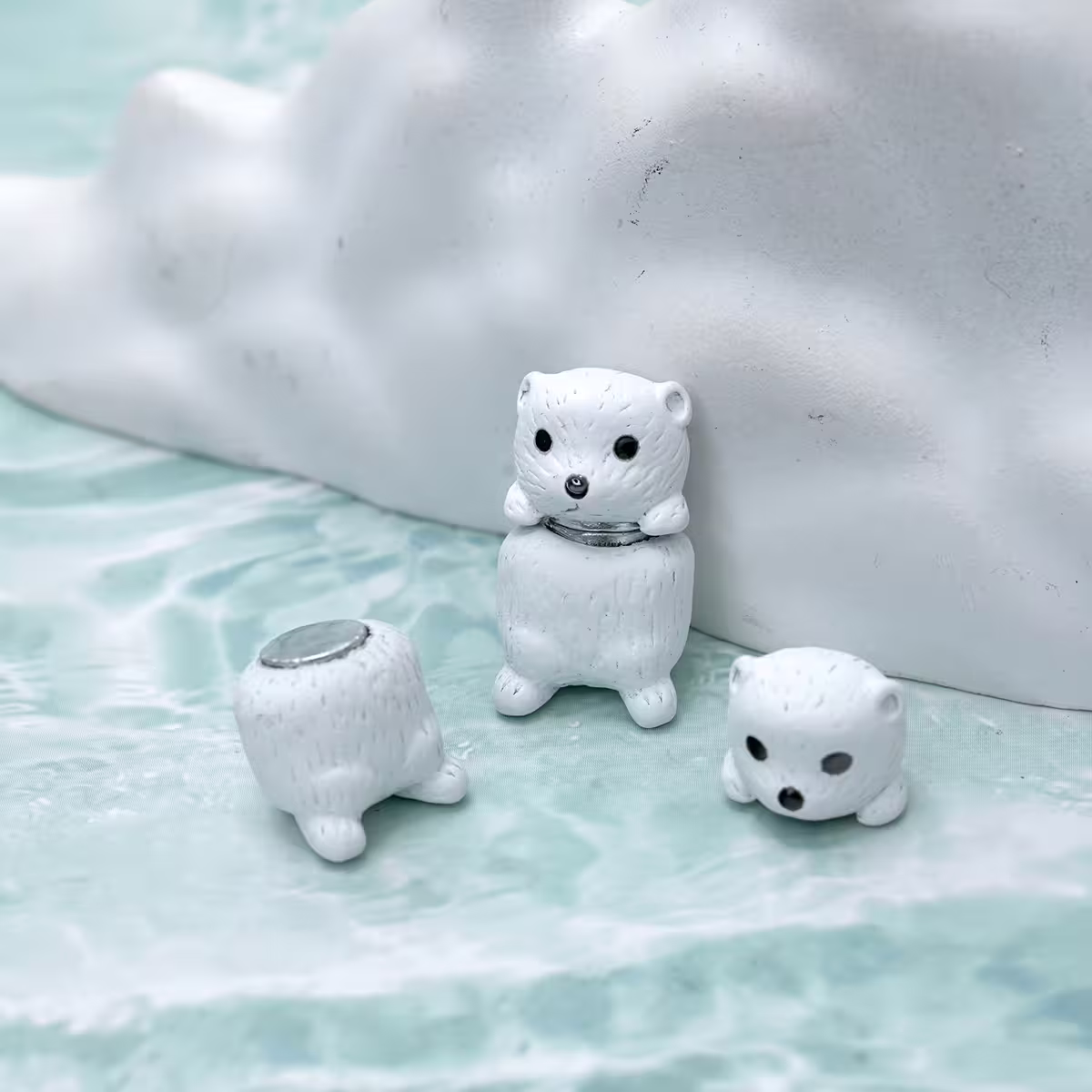 北極熊&times;雙面磁吸耳夾-第2張