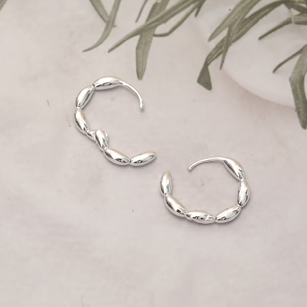 925銀針&times;波堤圓環&times;耳扣-第4張